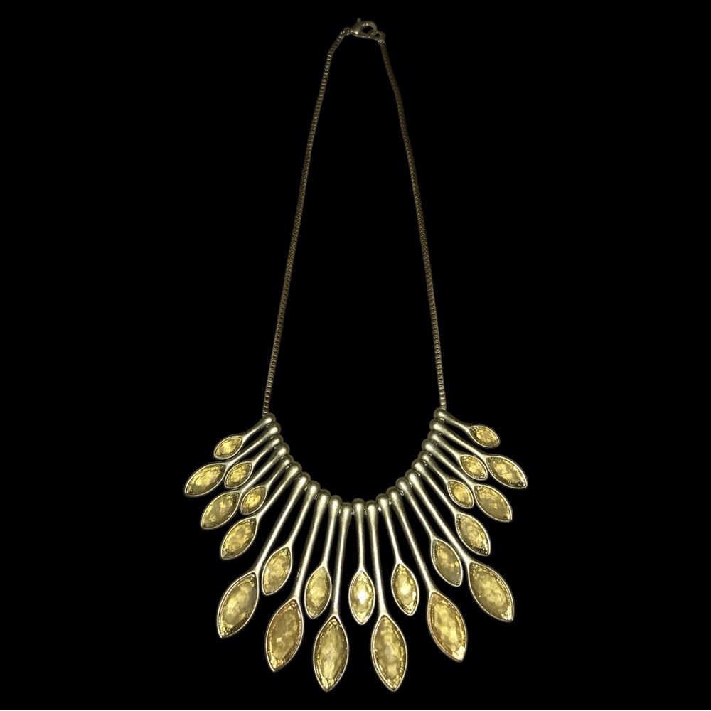 Vintage Macy's Tear Drops Bib Necklace